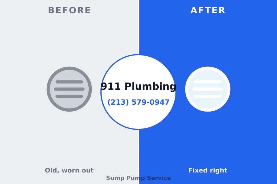 Before and after: plumbing repair North Westport, MA